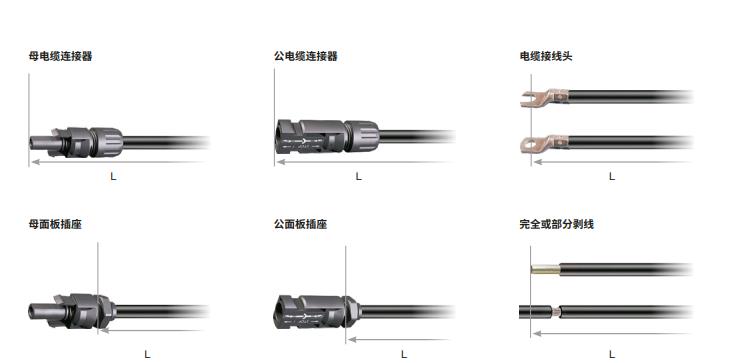 光伏电池连接器电缆PV系统电线